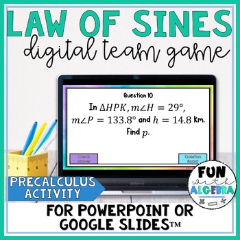 Preview of Law of Sines Digital Team Game