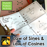 Law of Sines & Law of Cosines - Punch Pattern Activities