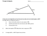 Law of Sines - Triangle Ambiguity