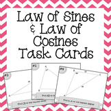 Law of Sines and Cosines Task Cards