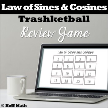 Preview of Law of Sines and Law of Cosines Review Game TRASHKETBALL