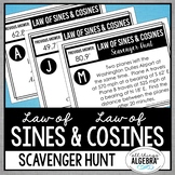 Law of Sines and Law of Cosines | Scavenger Hunt