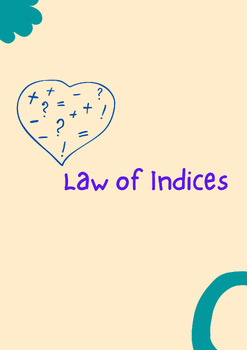 Preview of Law of index grade 8