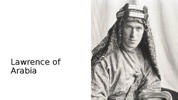 Preview of Lawrence of Arabia - Biography with Questions Presentation