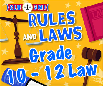Preview of Laws & Rules: Grade 11 Law