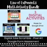 Laws of Exponents - 8th Grade Math Activity Bundle - 8.EE.1