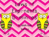 Laws of Exponents Dominoes Game
