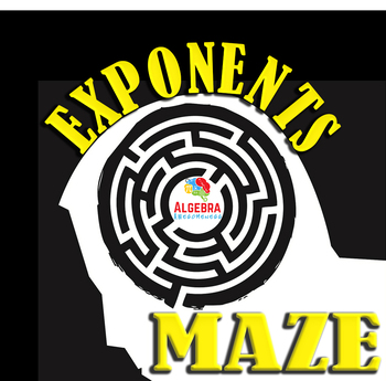 Preview of Laws of Exponents Fun Review Game Maze - Rules of Exponents