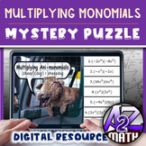 Laws of Exponents Multiplying Monomials Activity Digital P