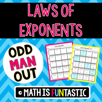 Preview of Laws of Exponents Odd Man Out