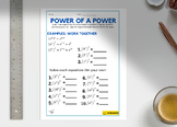 Laws of Exponents (Power of a Power)