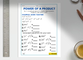 Laws of Exponents (Power of a Product)