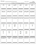 Laws of Exponents Practice