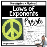 Laws of Exponents Puzzle