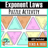Laws of Exponents Puzzle - Printable + Interactive Google 