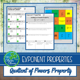 Laws of Exponents - Quotient of Powers Property