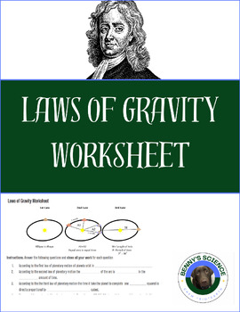 Preview of Laws of Gravity Worksheet