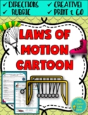 Laws of Motion Cartoon Project | Physical Science