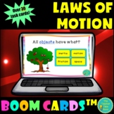 Newton's Laws of Motion Boom Cards | Physical Science Forc