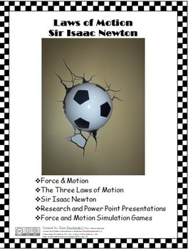 Preview of Laws of Motion Lesson Plans