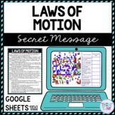 Laws of Motion Secret Message Activity For Google Sheets™