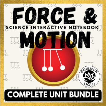 Preview of Laws of Motion Forces Gravity Physical Science Printable Bundle