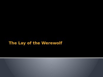 the lay of the werewolf