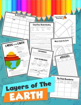 Layer of the Earth Printable Set by Sarah Lyn Gay | TPT