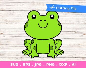 Layered Baby Frog SVG cut files for Cricut and Silhouette - forest animals  svg