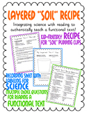 Layered "Soil" Recipe with Reading Questions