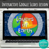 Layers of Earth Interactive Lesson for Google Classroom