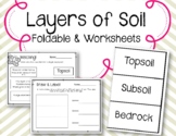Layers of Soil. Science Interactive Notebook. Foldable. Wo