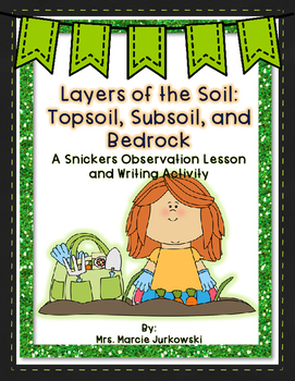 Preview of Layers of Soil: Topsoil, Subsoil, and Bedrock: A Snickers Observation Lesson