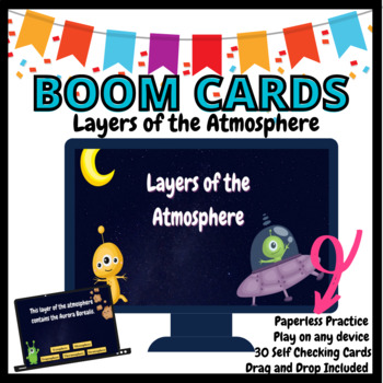 Preview of Layers of the Atmosphere BOOM Cards