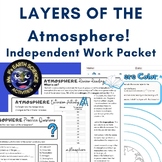 Layers of the Atmosphere Independent Worksheet Packet