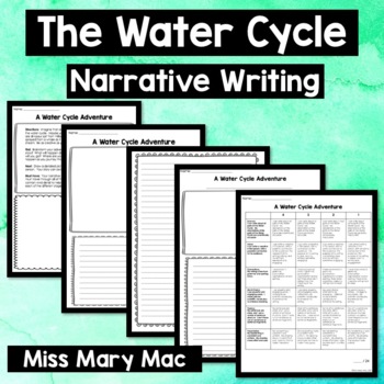 Preview of The Water Cycle - Narrative Writing