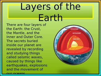 Layers of the Earth by Adore Teaching | TPT