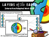 Layers of the Earth Adapted Work Book