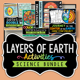 Layers of the Earth Activities Bundle | Doodle Notes, Fold