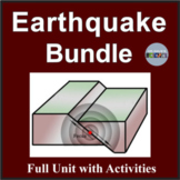 Layers of the Earth Earthquake Activity BUNDLE Worksheets 