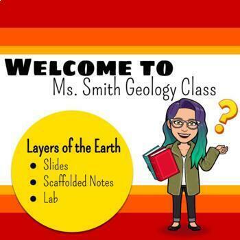 Preview of Layers of the Earth Full Lesson & Lab