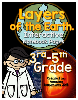 Preview of Layers of the Earth - Interactive Notebook Pages