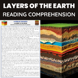 Layers of the Earth Reading Passage | Earth Science Worksheets