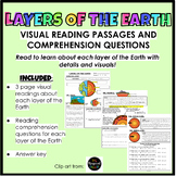 Layers of the Earth Visual Reading & Comprehension Questions