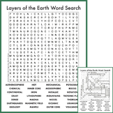 Layers of the Earth Word Search