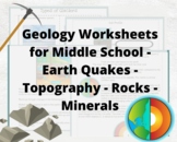 Layers of the Earth Worksheets and Geology Fun