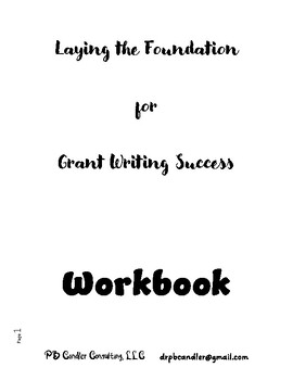 Preview of Laying The Foundation for Grant Writing Success