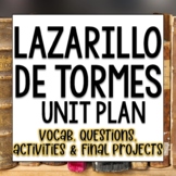 Lazarillo de Tormes Lesson Plans Unit Plans in Spanish