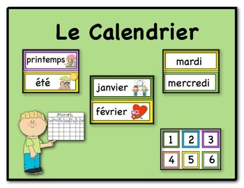 Le Calendrier, French Calendar Poster