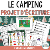 Le Camping | French Summer Creative Writing Project